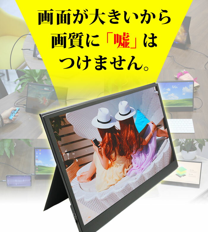 楽天市場】ウィンテン WINTEN モバイルモニター 17.3インチ WT-173SF