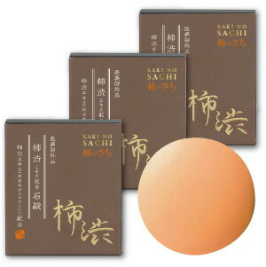柿のさち 薬用柿渋石けん 高泡タイプ 110g