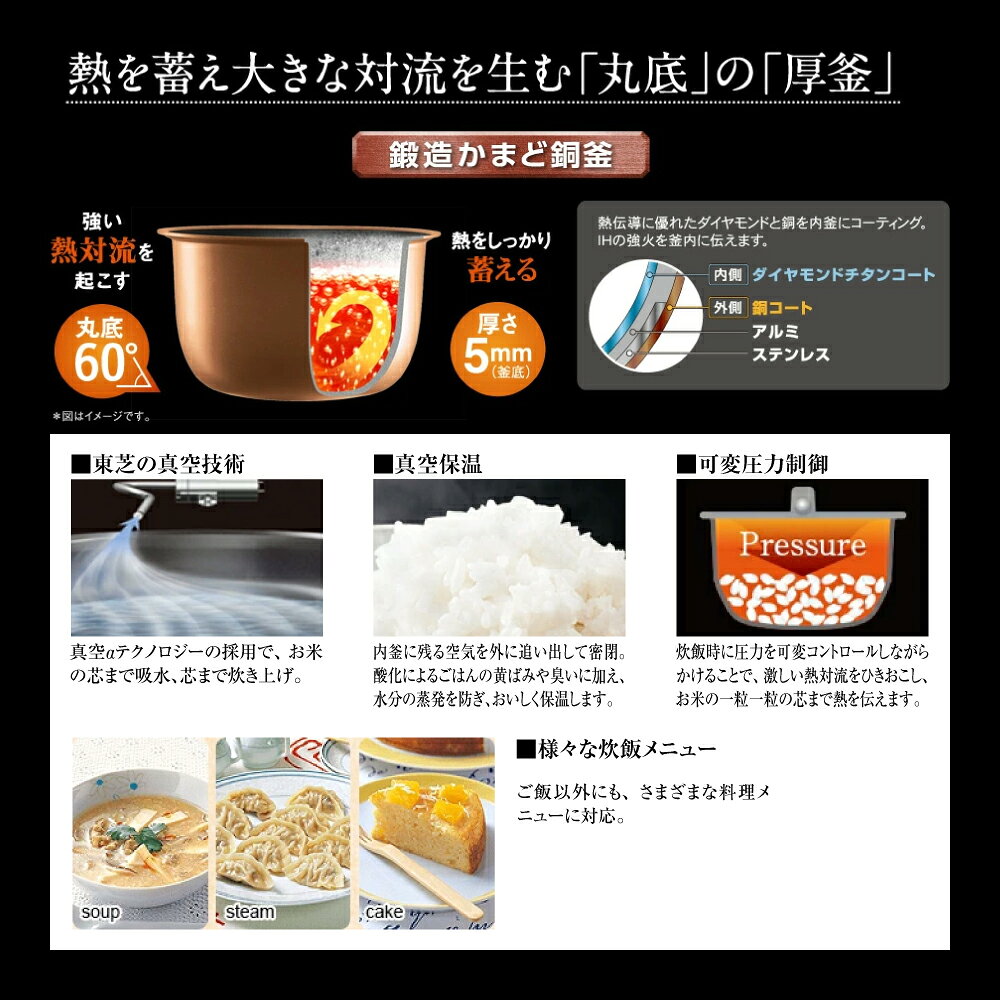楽天市場】東芝 TOSHIBA 東芝 〔展示品〕炊飯器 RC-DZ4K-N 2.5合 IH
