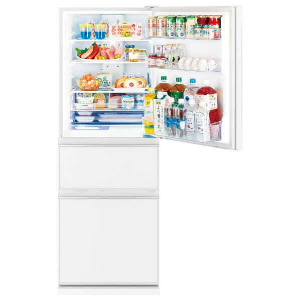 楽天市場】三菱電機 三菱 330L 3ドア冷蔵庫 KuaL クリスタルパール