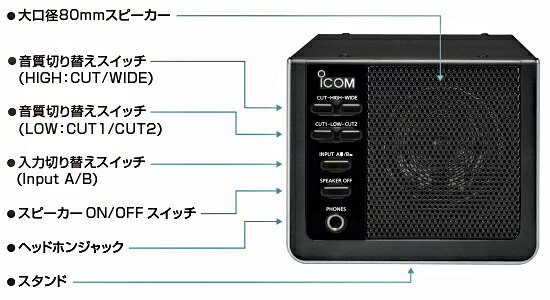 楽天市場】アイコム アイコム 固定機用外部スピーカー /SP-21 | 価格