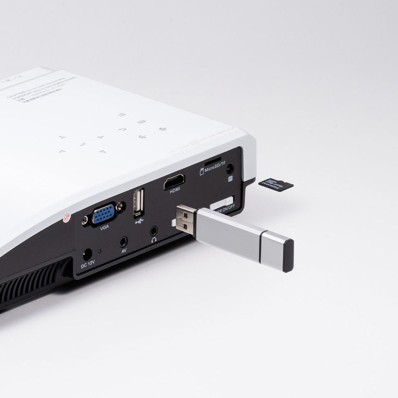 楽天市場】サンワサプライ プロジェクター 小型 500ルーメン HDMI 400