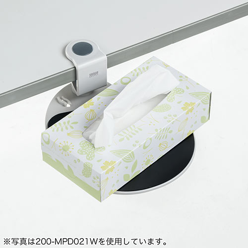 マウステーブル 360度回転 クランプ式 硬質プラスチックマウスパッド マウスパット 200-MPD021