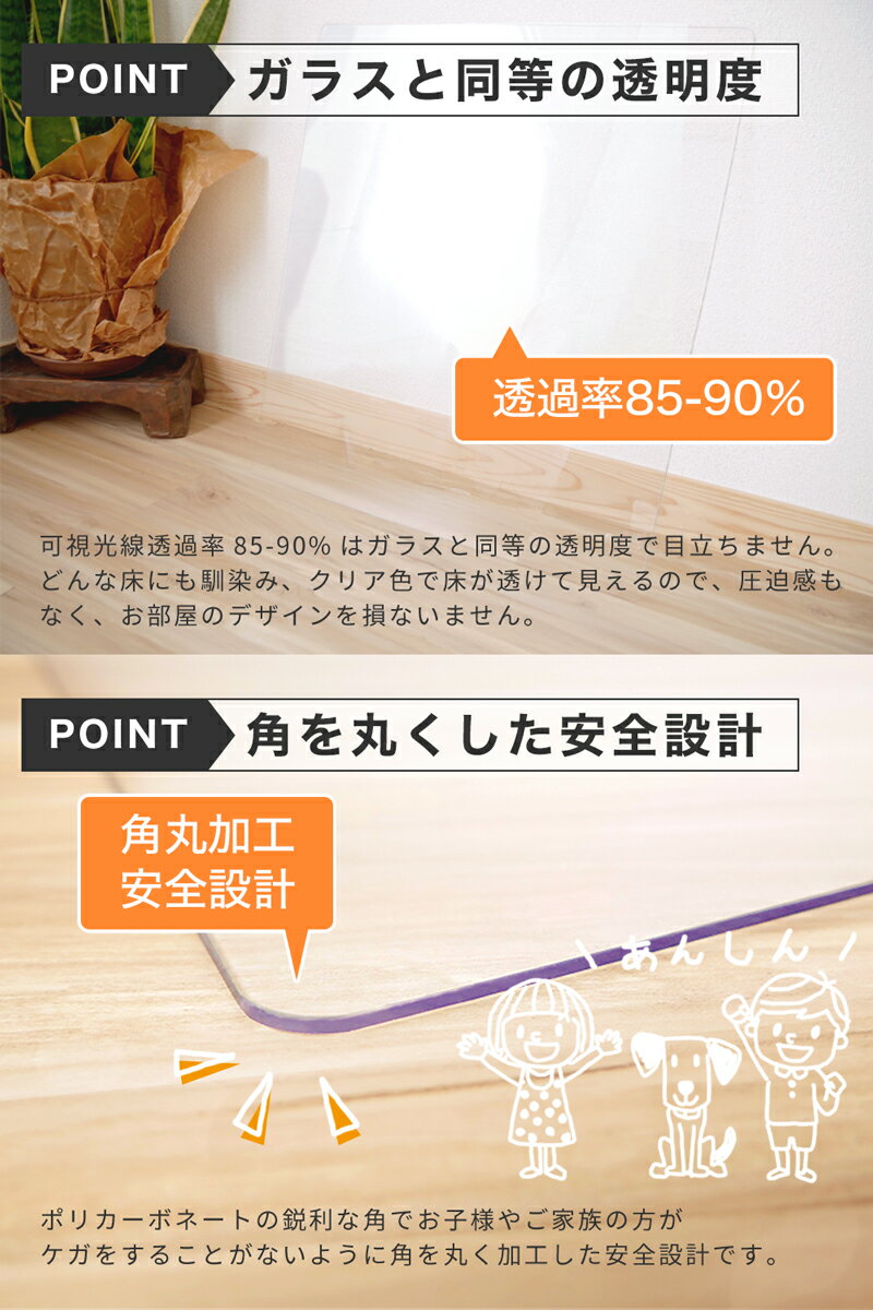 Hirano 床キズ防止マット ゼロキーパー 200Lクラス Sサイズ