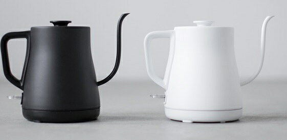 電気ケトル 電気ポット コーヒードリップ ドリップポット 最大800ml 黒 白 爆買