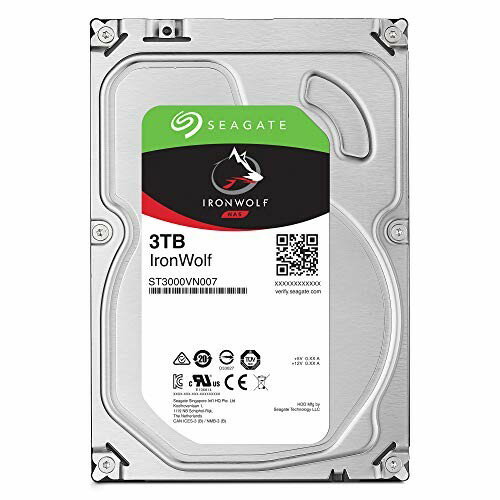 Seagate IronWolf 3.5" 3TB 内蔵HDD ST3000VN007/FFP