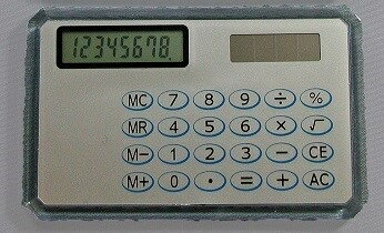 ソーラーカード ポケット電卓8桁 BT-109