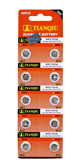 LR750 , LR754 ボタン電池 1アルカリ 電池 AG5 48LR 393A 互換品 バッテリー