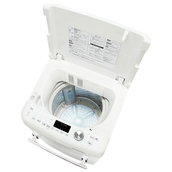 e angle 7．0kg全自動洗濯機 ホワイト ANG-WM-C70-W e angle、スマホアプリの遠隔操作に対応した7kg全自動洗濯機「ANG-WM