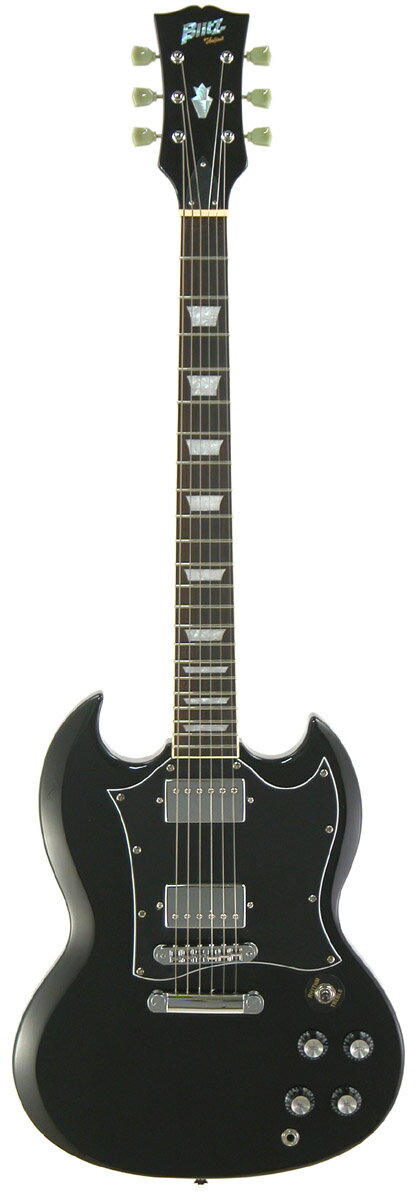 楽天市場】荒井貿易 Blitz/ブリッツ BSG-STD BK Black エレキギター SG