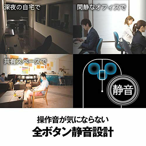 BUFFALO 薄型 BlueLED ワイヤレスマウス FLEXUS ノーマル シルバー BSMBW335NSV