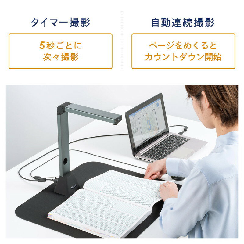 楽天市場】サンワサプライ サンワサプライ スタンドスキャナー USB書画