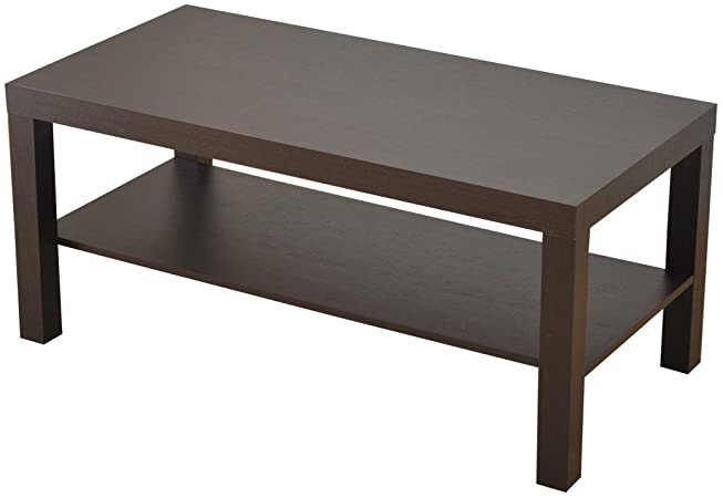 ヤマゼン｜YAMAZEN 山善 ローテーブル 収納付き 90×45 ダークブラウン ＿QE871 TCT9045DBR