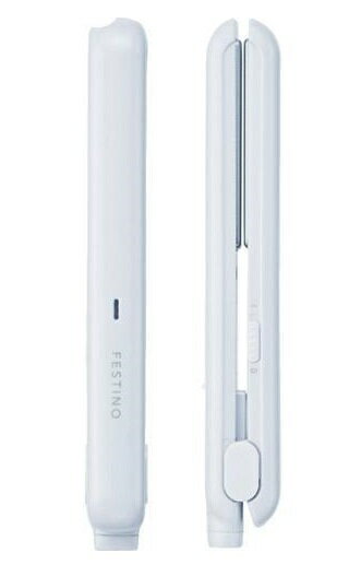 FESTINO USBスタイリングヘアアイロン ホワイト SMHB-018-WH