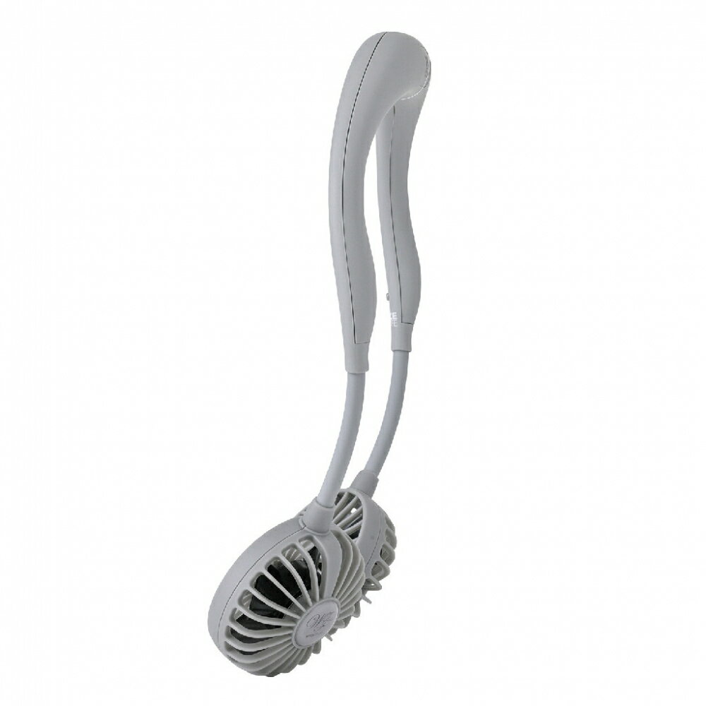 SPICE WFan ハンズフリー ポータブル扇風機 グレー DF30SS01-GY