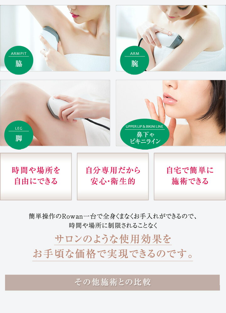 ローワン　Rowan 脱毛器 ローワン Rowan 脱毛器 楽天市場】脱毛器 ローワン(Rowan