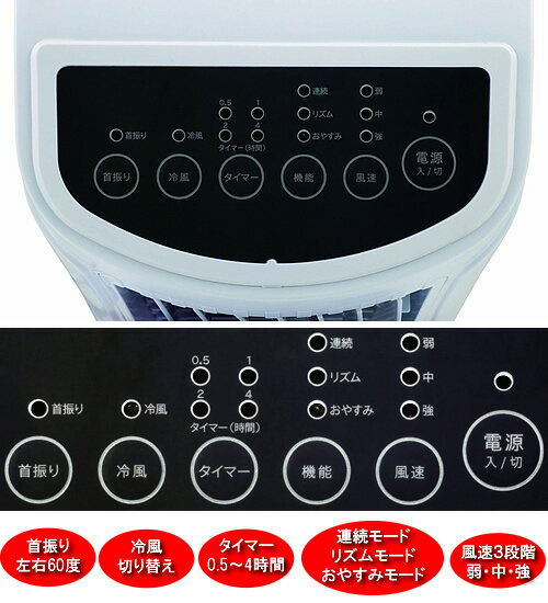楽天市場】丸〓 丸隆 ペルチェ式冷風扇 MA-871-WH | 価格比較 - 商品