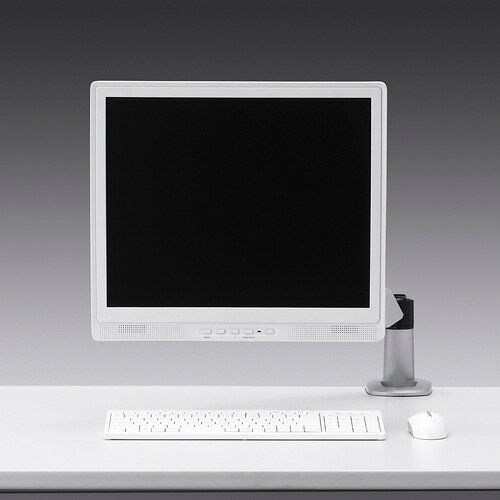 サンワサプライ 垂直液晶モニターアーム 机用・垂直 CR-LA1005N