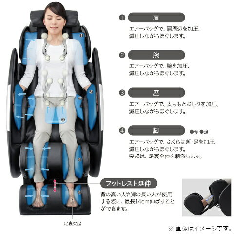楽天市場】大東電機工業 スライヴ マッサージチェア 全身コンパクト