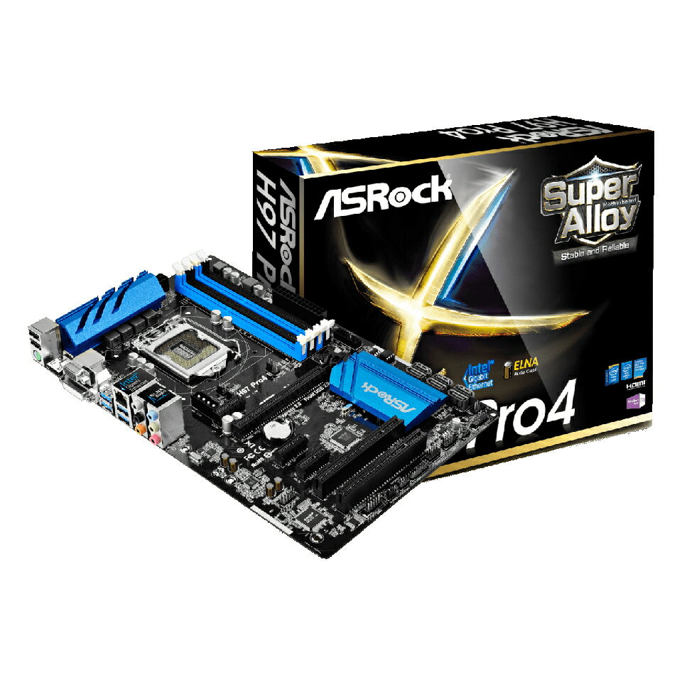 楽天市場】シー・エフ・デー販売 ASRock ATXマザボ H97 Pro4 LGA1150