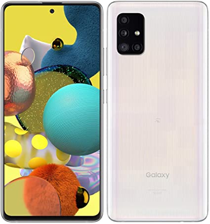 SAMSUNG サムスン Galaxy A51 5G 128GB プリズムブリックスホワイト SCG07 auロック解除SIMフリー