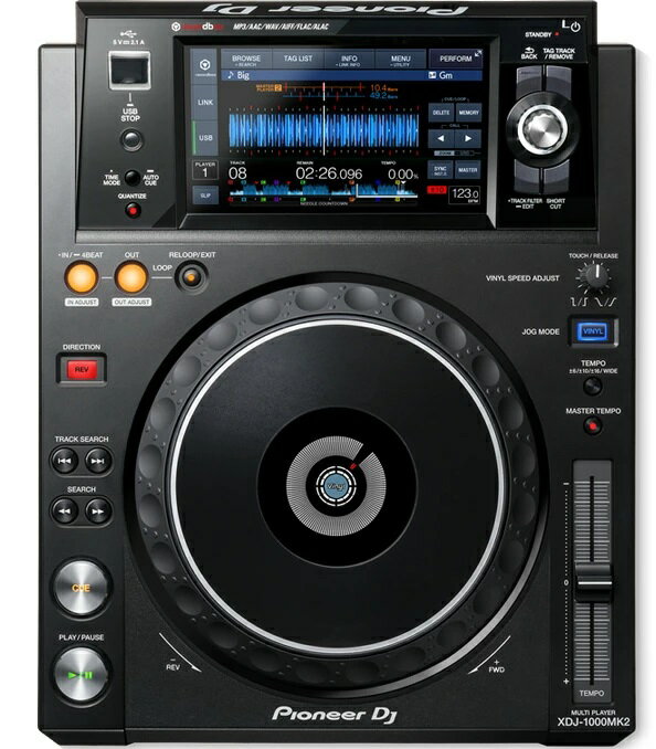 Pioneer CDJ-850K マルチプレーヤー Pioneer DJ CDJ-850-K Digital Multi Player, Black | USA