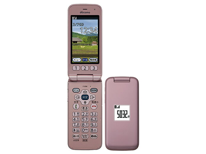 楽天市場】NTTドコモ FUJITSU らくらくホン F-01M ホワイト