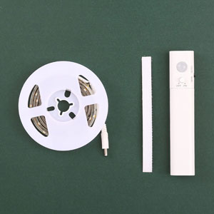 YUASA ユアサプライムス 人感センサー付LEDテープライト 乾電池式 YHL-100YMB