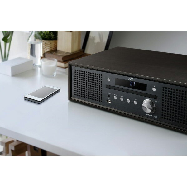 JVC　ジェイブイシー コンパクトコンポーネントシステム　NX-W31 ブラック ワイドFM対応 /Bluetooth対応 ビックカメラグループオリジナル