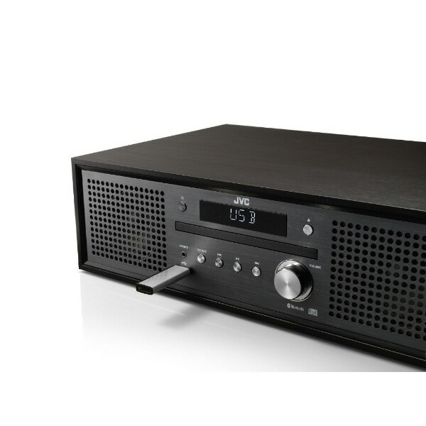 JVC　ジェイブイシー コンパクトコンポーネントシステム　NX-W31 ブラック ワイドFM対応 /Bluetooth対応 ビックカメラグループオリジナル