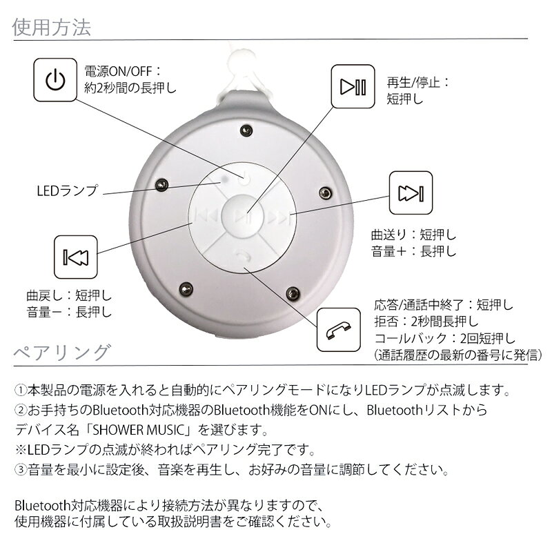 スマートサプライ WATER PROOF スピーカー bs0005