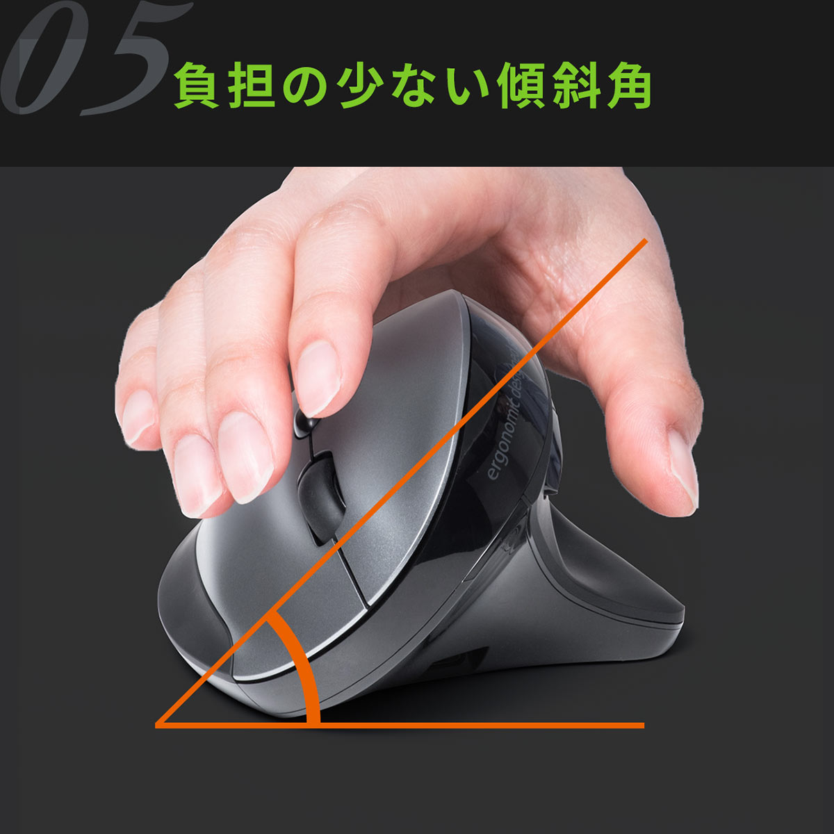 サンワサプライ エルゴマウス 400-MA127/EZ4-MA127