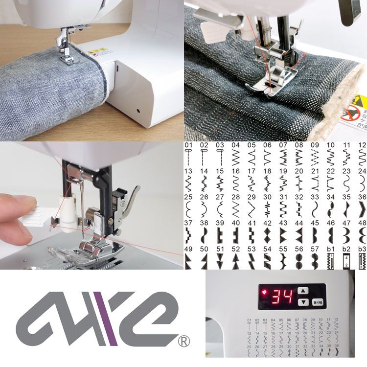 楽天市場】アックスヤマザキ アックスヤマザキ 自動糸調子ミシン 白 FL