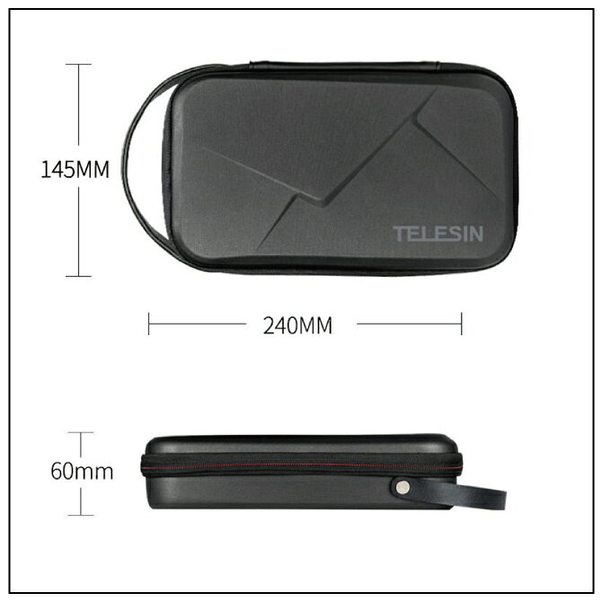 TELESIN GP-PRC-278 Action Camera Carry Case