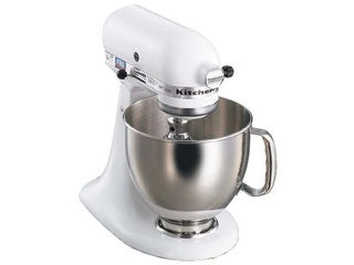キッチンエイドミキサーウルトラパワー キッチンエイド 9KSM95WH 4．3Lヘッドアップ式スタンドミキサー