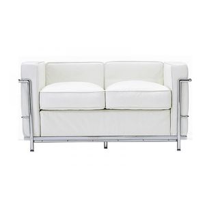 ル・コルビジェ Le Corbusier LC2 グランドコンフォート 2P ホワイト 2人掛け モダン スタイリッシュ