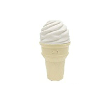 ソフトクリーム型加湿器 90ml ベージュ
