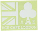 ACE-N009DE-WH エースカフェロンドン ACE CAFE LONDON デカール ステッカー ユニオンジャック&クラブ 白