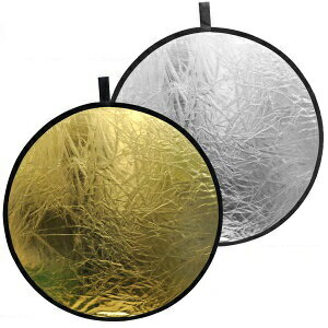 プラタ plata 撮影用品   / シルバー ゴールド 丸 レフ板 シルバー pt7276/