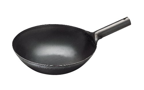 直送 4905317001435 島本製作所 SS 鉄プレス北京鍋 27cm 味一鉄 北陸アルミニウム 業務用 ガス火 日本製 黒鉄 プロ