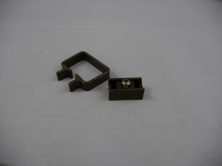 イワキ 角型サドルバンド受 ブロンズ 45X30 ビス付