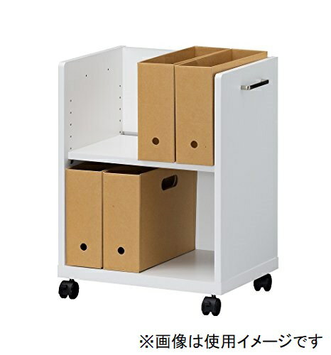 楽天市場】ナカバヤシ ファイルワゴン 2段 ホワイト CWA-002W(1台入