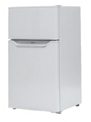 【美品】冷蔵庫　2022年製 YAMAZEN YFR-D90(B) YFR-D90(B) 冷蔵庫 2ドア冷凍冷蔵庫 86L 右開き・左開き仕様 1台