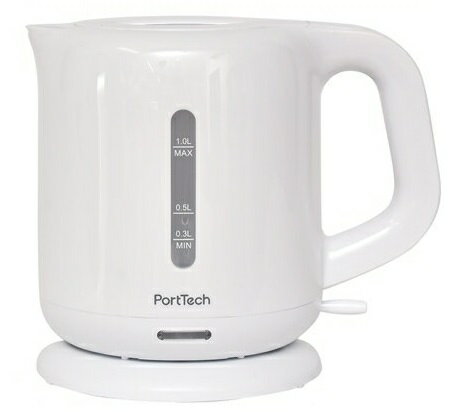 楽天市場】山善 コーナン オリジナル porttech 電気ケトル ホワイト
