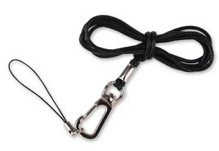 HAMEE｜ハミィ 本革ネックストラップブラックSLIM 105894