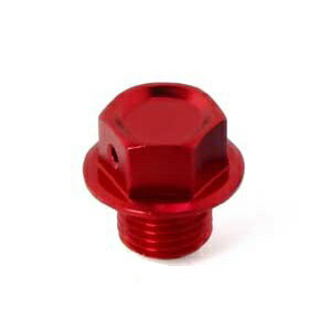 ZETA ジータ マグネット付ドレンボルト ZE58-1523 レッド