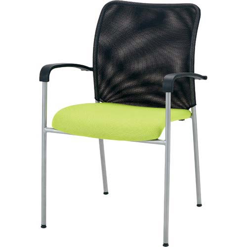 SEKI メッシュM用チェア 肘付 グリーン