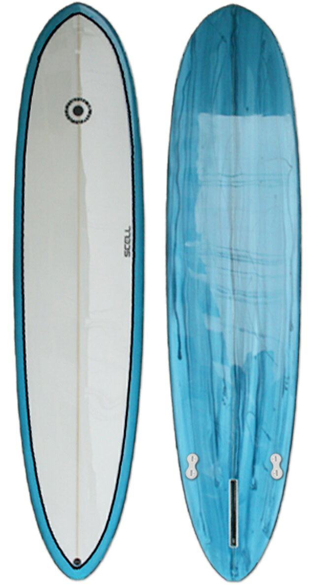 楽天市場】セミロングボード 8'0 SCELL サーフボード クリア ロング
