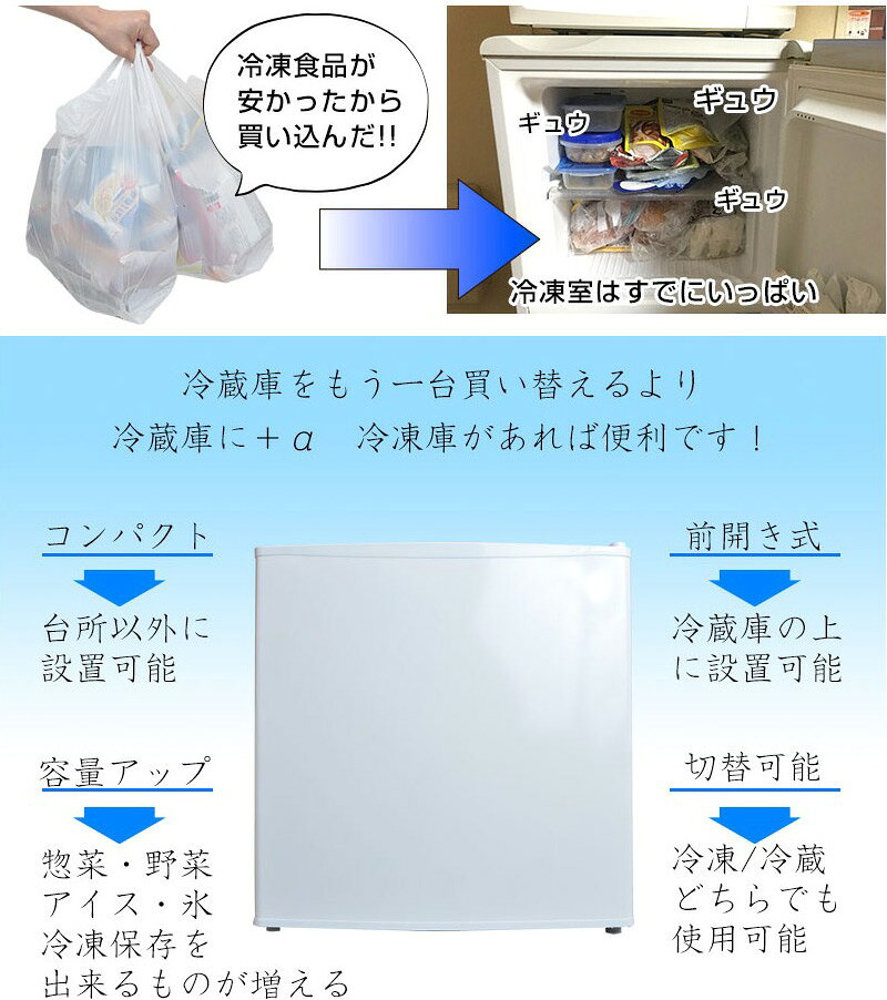 楽天市場】サンコー 冷凍室 簡単拡張 ちょい足し冷凍庫 frezreg4