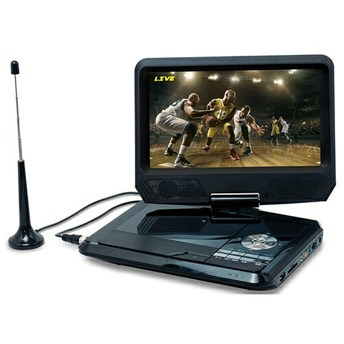 楽天市場】ティーズネットワーク TEES ポータブルDVDプレーヤー 9